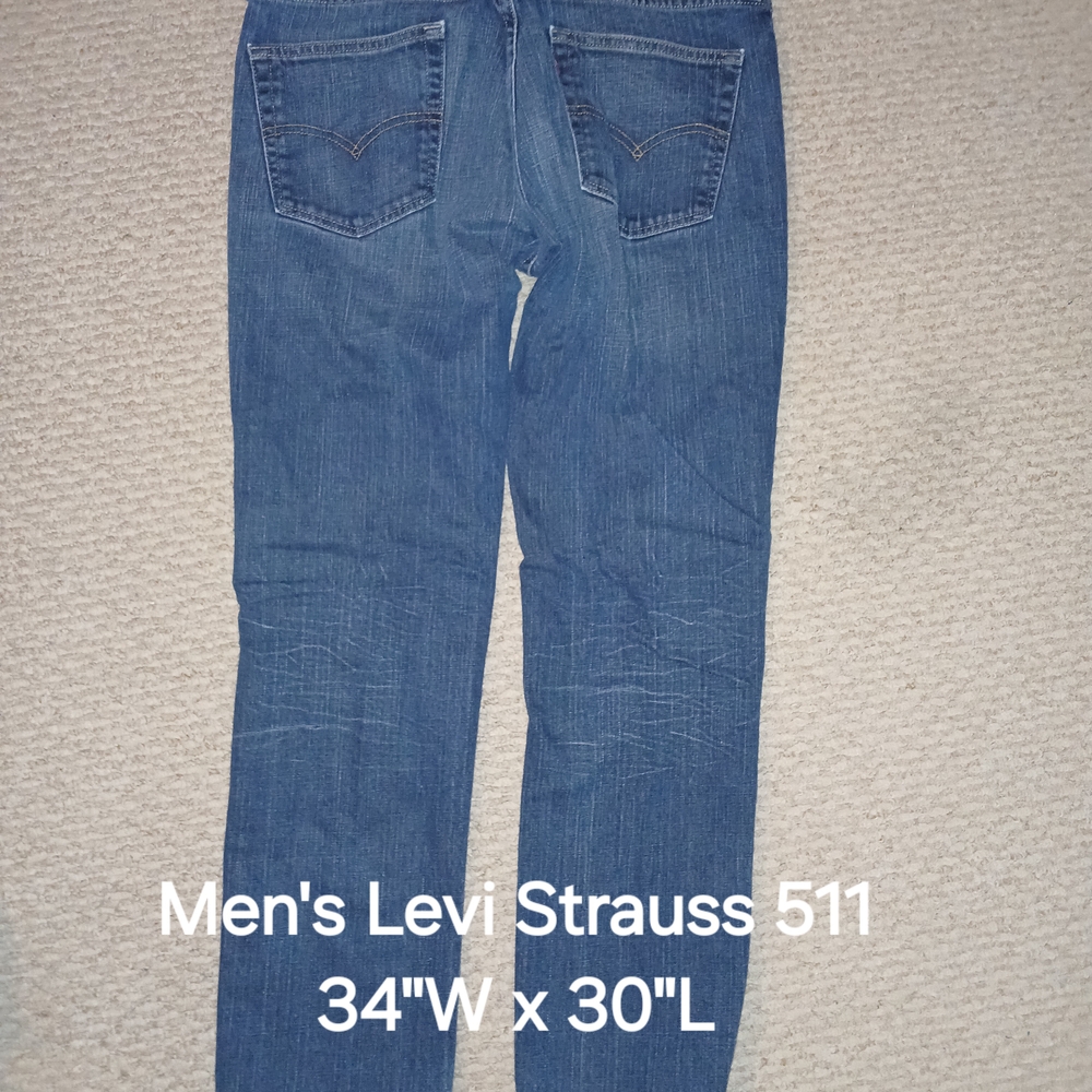 Levi's Men's Slim Jeans - Dark Blue